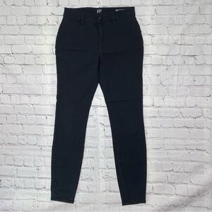 Gap 5-Pocket Ponte Leggings / Signature Skinny Ankle Pants - navy blue - Size 6